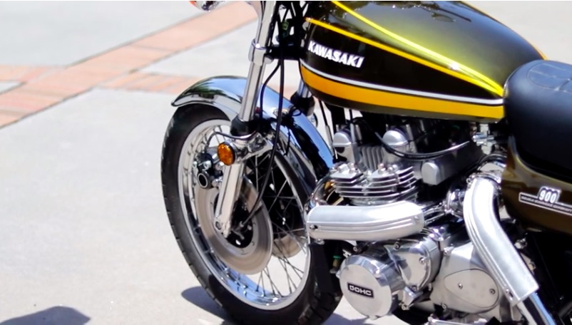 Muscle Bike Video: Check Out A Restored, Turbocharged 1974 Kawasaki Z1 Motorcycle!